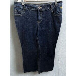 Grane Curvy Flare Jeans Womens 15 Blue Western Boho Y2K Festival Denim